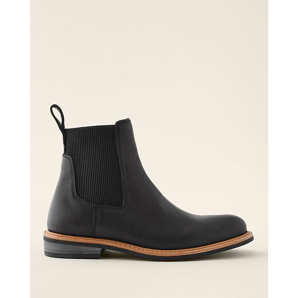 Nisolo Carmen Leather Pull On Ankle Chelsea Boots Black Women's Size 8.5 NWOT - Picture 4 of 12